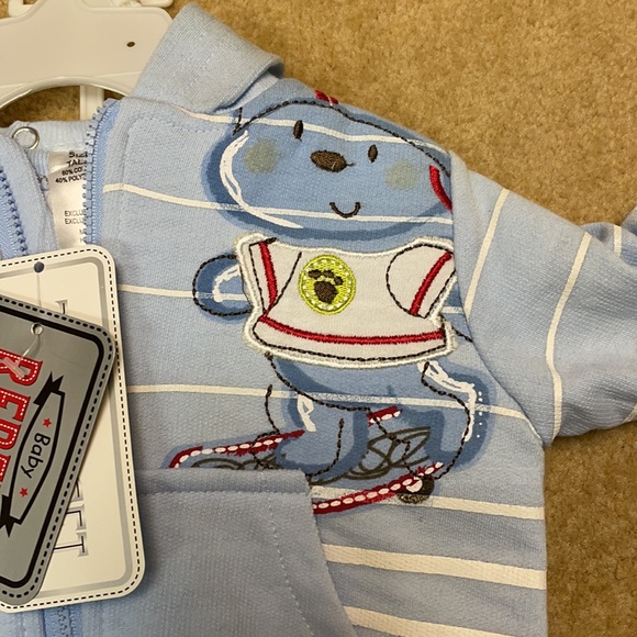 NWT 3-6 month Baby Rebels 3 piece outfit - Picture 3 of 5
